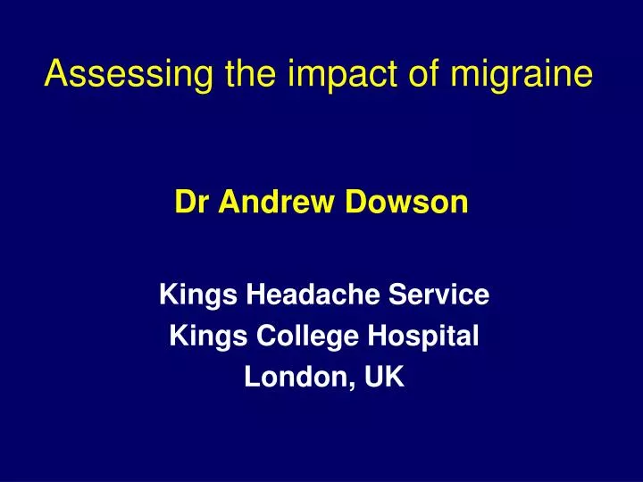 dr andrew dowson