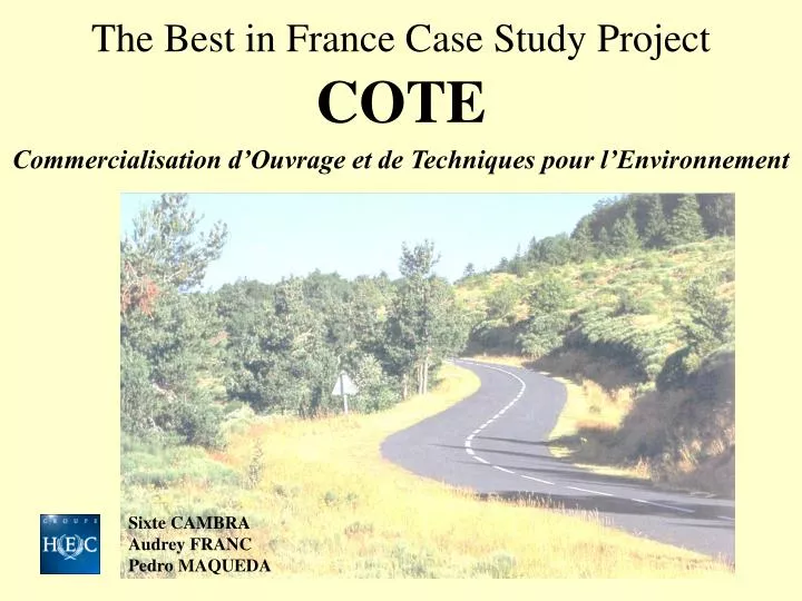 the best in france case study project