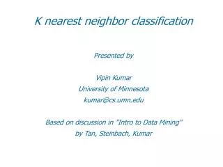 Nearest-Neighbor Classifiers