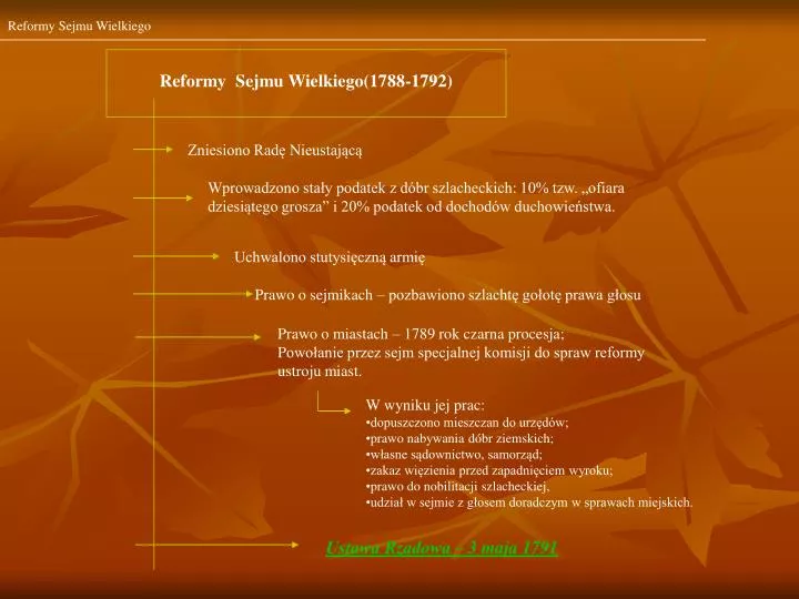 Ppt Reformy Sejmu Wielkiego Powerpoint Presentation Free Download Id1299168 0249