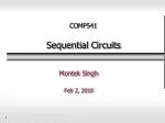 COMP541 Sequential Circuits - slide 1