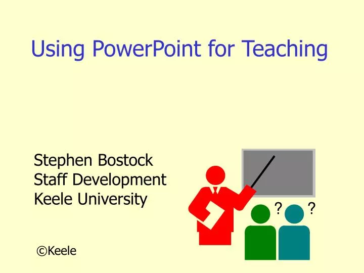 using powerpoint for teaching