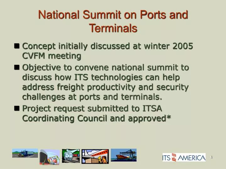 national summit on ports and terminals