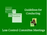 Guidelines for Conducting - slide 1