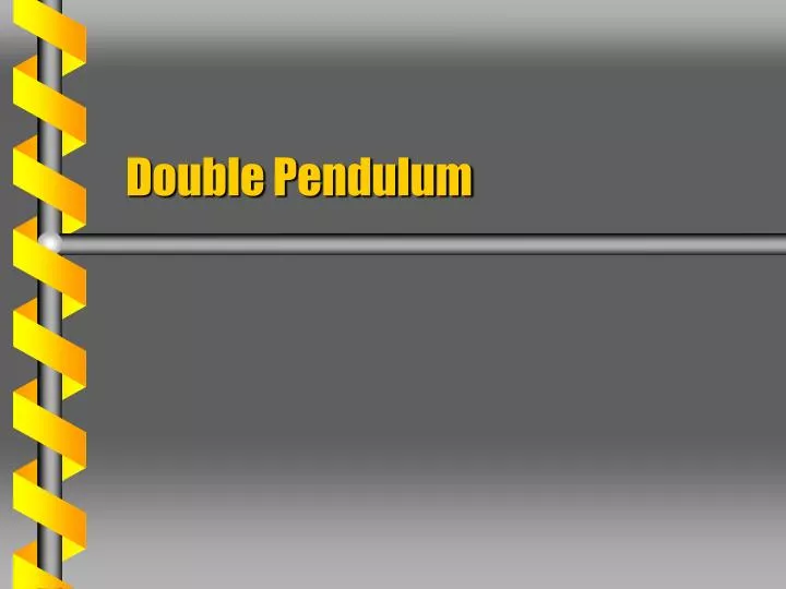 double pendulum