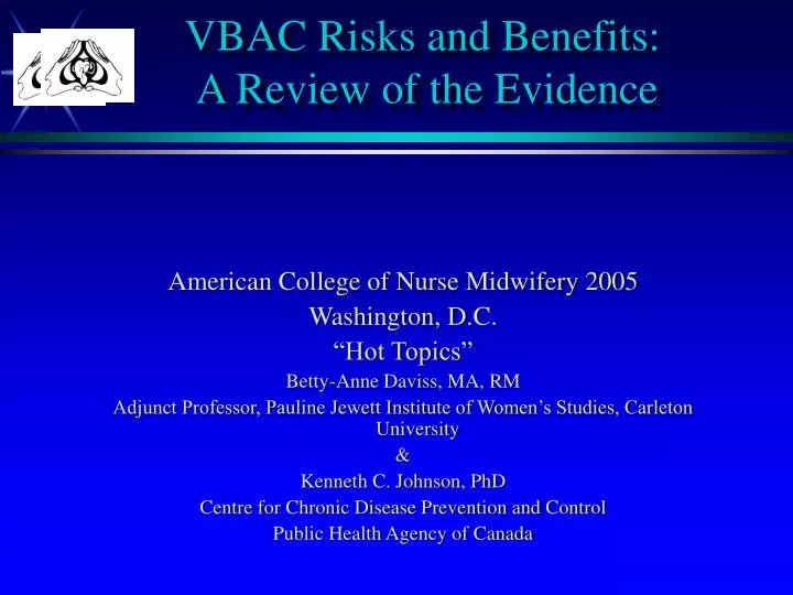 vbac risks and benefits a review of the evidence