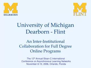 University of Michigan Dearborn - Flint