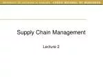Supply Chain Management - slide 1