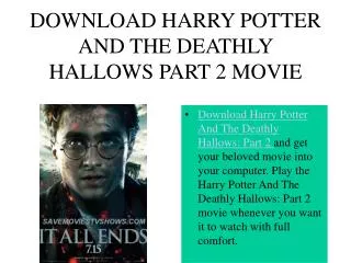 download harry potter and the deathly hallows: part 2