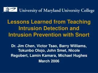 Lessons Learned from Teaching Intrusion Detection and Intrusion Prevention with Snort