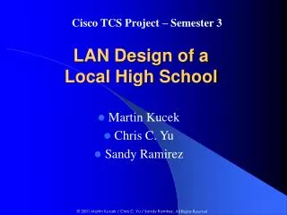 LAN Design of a Local High School