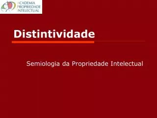 distintividade