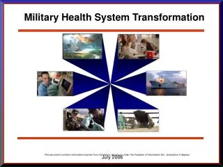 Military Health System Transformation