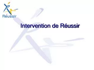intervention de r ussir
