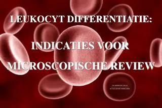 leukocyt differentiatie