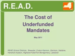 The Cost of Underfunded Mandates May 2011