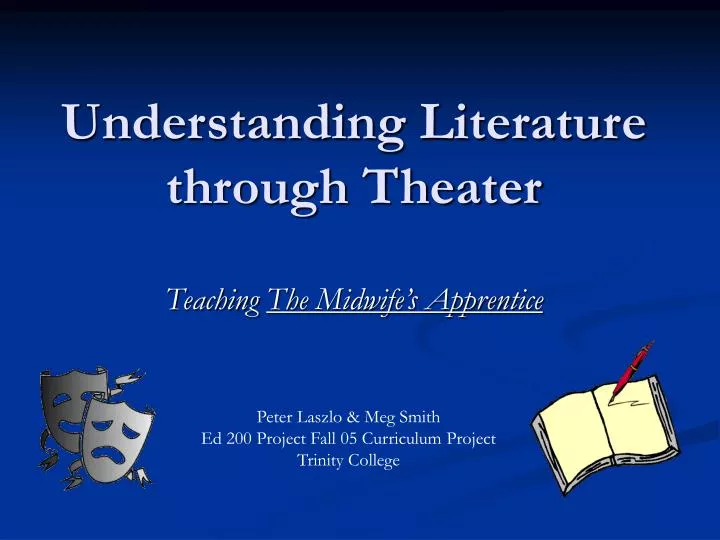 understanding literature through theater