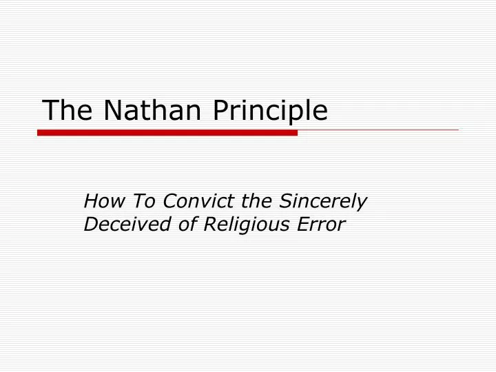 the nathan principle