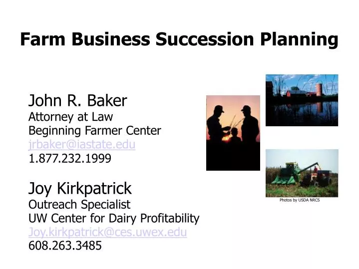 farm business succession planning