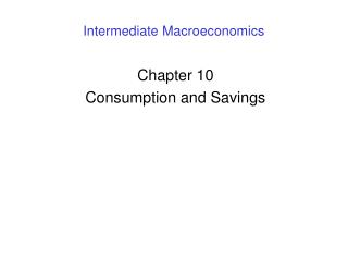 Intermediate Macroeconomics