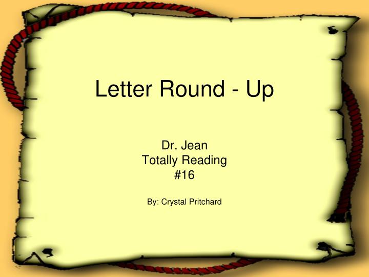 letter round up