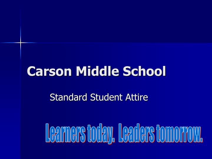 carson middle school
