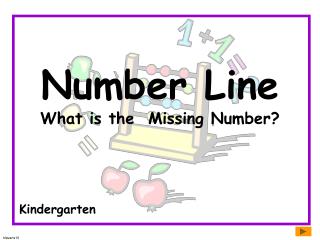 Number Line What is the Missing Number?