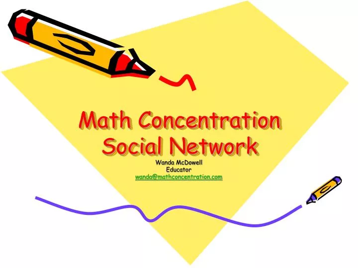 math concentration social network