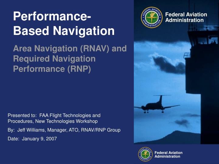 performance based navigation