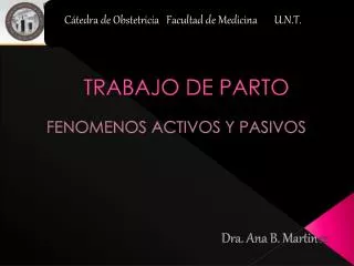 trabajo de parto