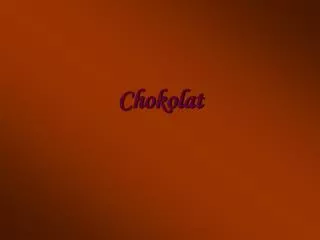 chokolat