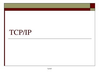 TCP/IP