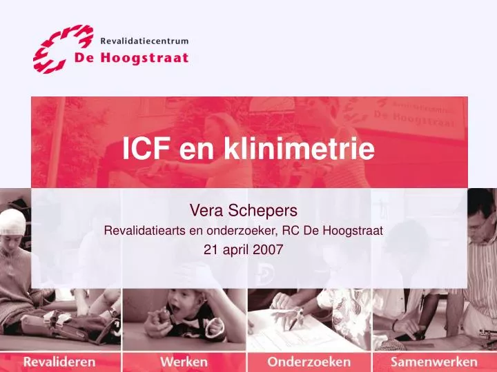 icf en klinimetrie