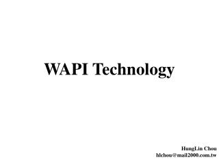 wapi technology