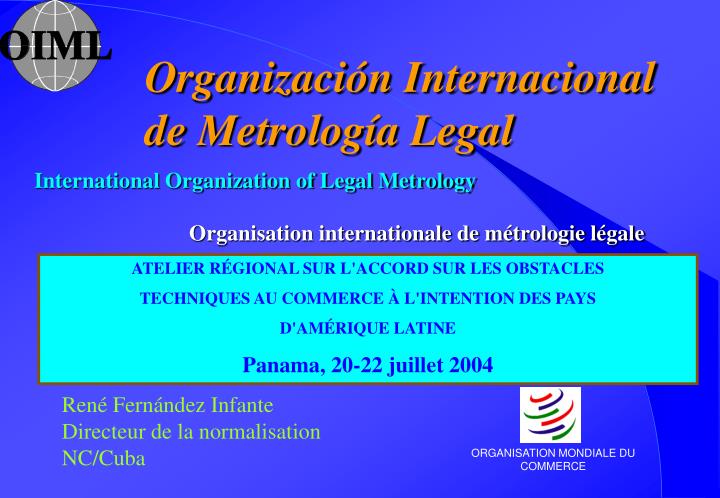 international organization of legal metrology