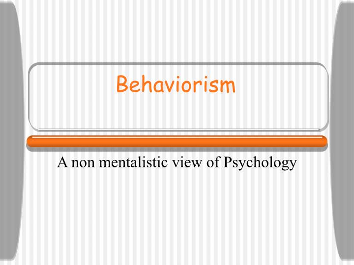 behaviorism