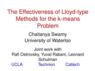 The Effectiveness of Lloyd-type Methods for the k-means Problem