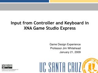 Input from Controller and Keyboard in XNA Game Studio Express