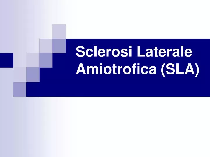 sclerosi laterale amiotrofica sla