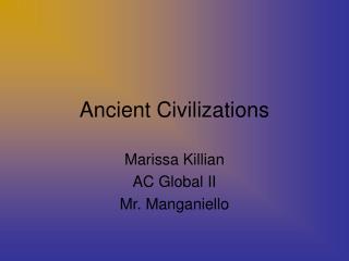 ancient civilizations