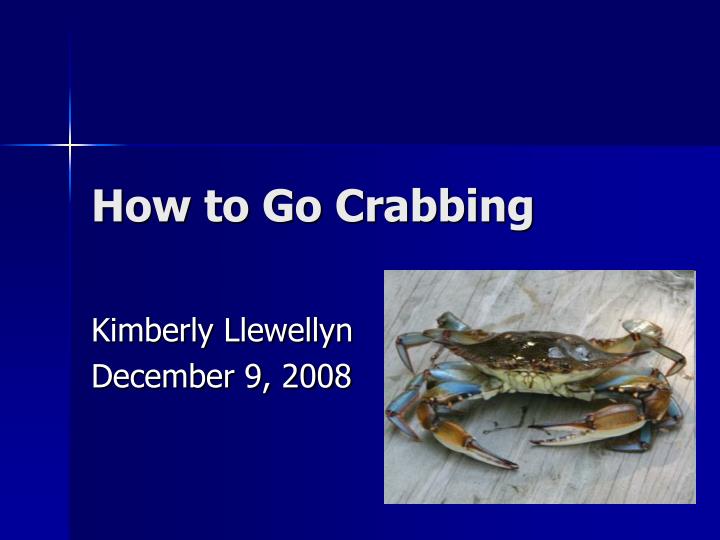 how to go crabbing
