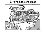 3. Funciones analíticas