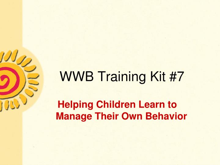 wwb training kit 7