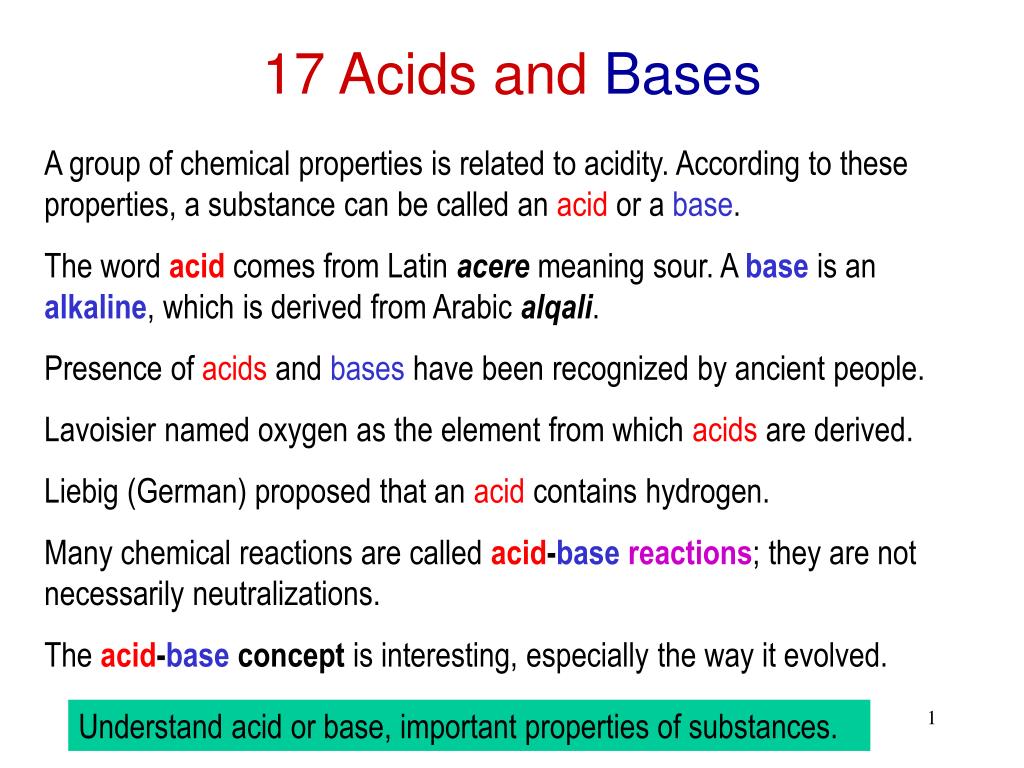 PPT - 17 Acids and Bases PowerPoint Presentation, free download - ID ...