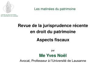 les matin es du patrimoine