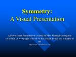 Symmetry: A Visual Presentation - slide 1