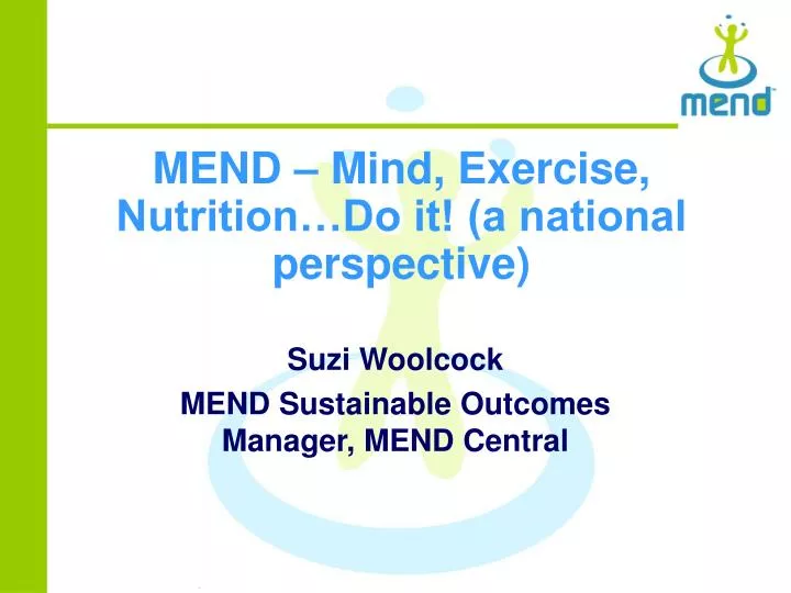 mend mind exercise nutrition do it a national perspective