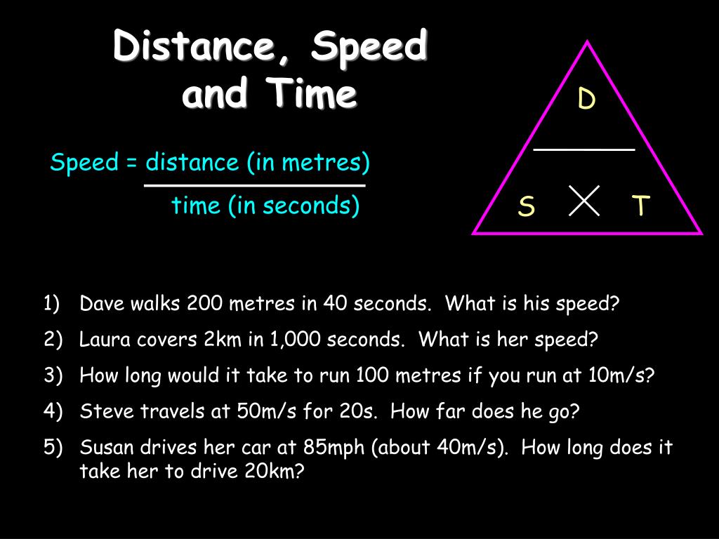 PPT - Distance, Speed and Time PowerPoint Presentation, free download ...