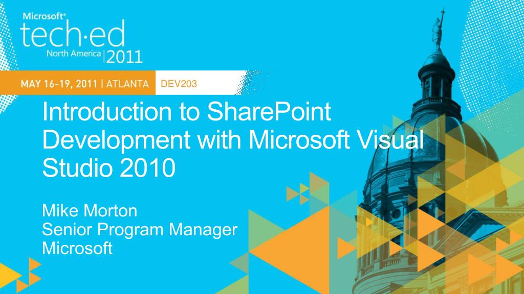 PPT - Introduction to SharePoint Development with Microsoft Visual ...