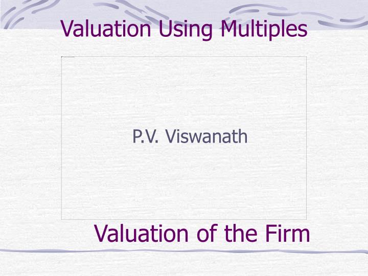 valuation using multiples